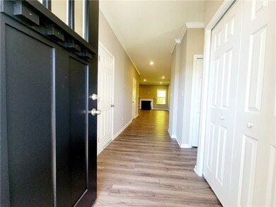 entry from front porch looking into the home