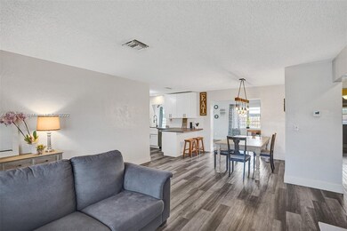 Living room to Dining area/kitchen