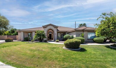 Lush landscaping front and back