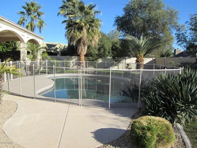 Pool with Removable Fencing