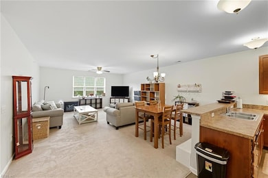 Open concept living area