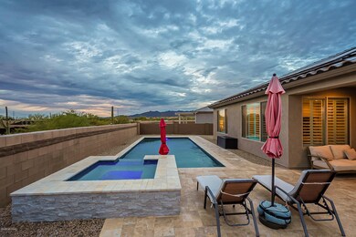 Twilight Backyard