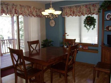 Eating area in the kitchen
