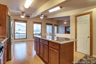 Large open kitchen