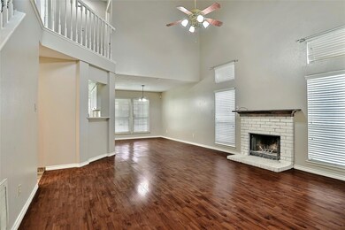 Beautiful wood floors in the living and dining are