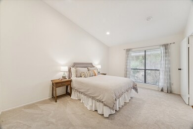 Plenty of room in the primary bedroom for large furniture.