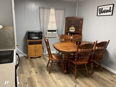 Kitchen with dining area