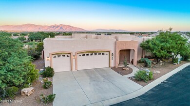 Front Aerial 3 Car Garage