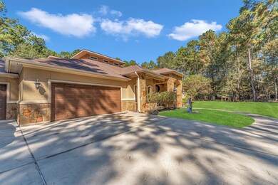 concrete oversized driveway for easy parking, turn