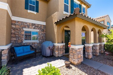 Cozy outdoor patio with a nice view of the neighbo