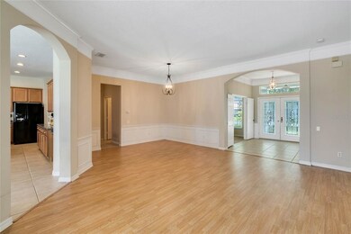 Formal living and dining rooms