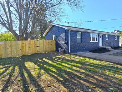 New wood fence with gate