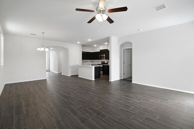 Kitchen & Living Room View