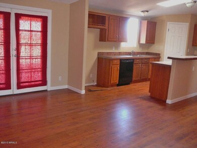 French doors off Kitchen lead to patio