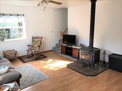 Living Room - wood stove