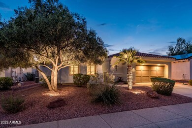 Twilight Front Elevation