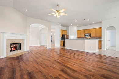 Notice the vaulted ceilings and direct access to t