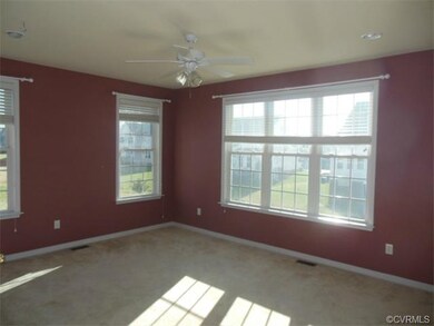 Double doors open up to this first floor bedroom, 