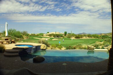 VIEW TO PATIO AND GREEN