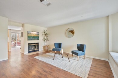 Living Room with the warmth of a gas fireplace