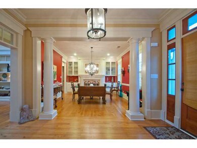 Dining room directly off large entry hall!   Note 
