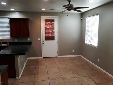 Dining/Living Area with Back Entrance