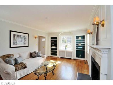 Living Room - Spacious living room with hardwood f