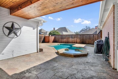 Pool with spa recently remodeled.