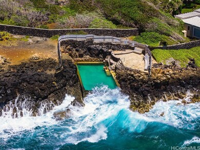 Black Point community's natural saltwater pool