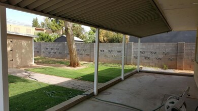 Covered back patio