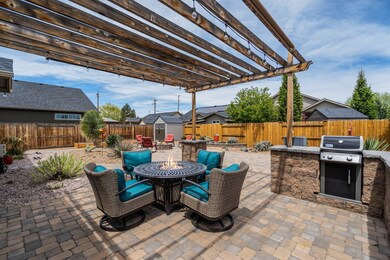 Outdoor Living Space with Built In BBQ