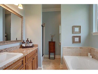 Master Bath/Spa. GRANITE COUNTERS,TRAVERTINE FLOOR