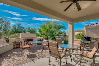 Gas Fire Place on Patio
