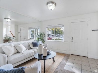 Living room has lots of natural light
