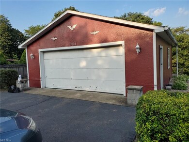 2-car detached garage - front view