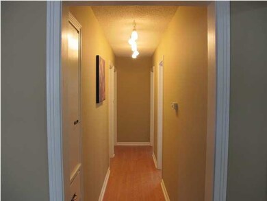 Hallway with Fresh Paint & Updated Lighting