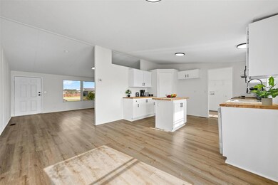 dining room/kitchen area