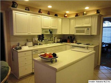 Kitchen with island