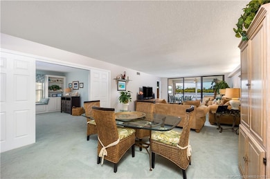 At entry is Living area and Den