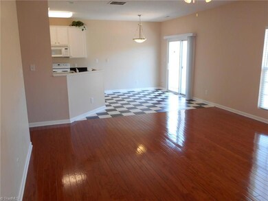 Living room is open to the breakfast area