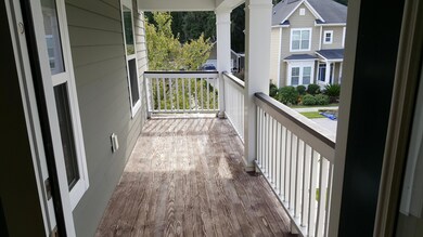 Sage front balcony