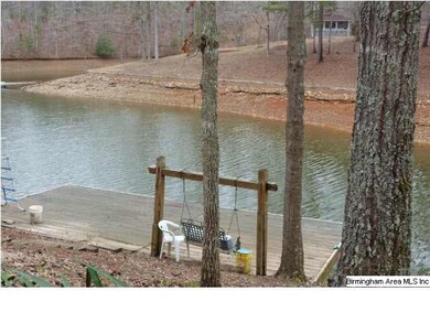 View toward the dock from the deck.