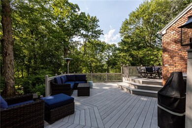 Multi tiered composite deck