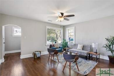 Original refinished hardwood floors, plaster walls