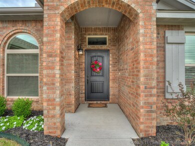 Beautiful arched entry tower