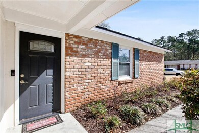 Adorable entrance to this all brick home