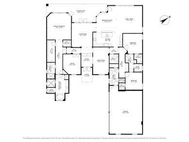 Digitally measured floorplan.  NOTE: All measureme