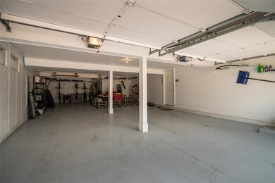 Oversized 3.5 car finished garage space