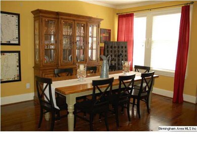 Spacious dining area