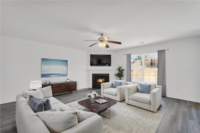 Virtually Staged Living Room